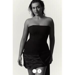 Hutch Plus Strapless Bow Mini Dress SZ 18W